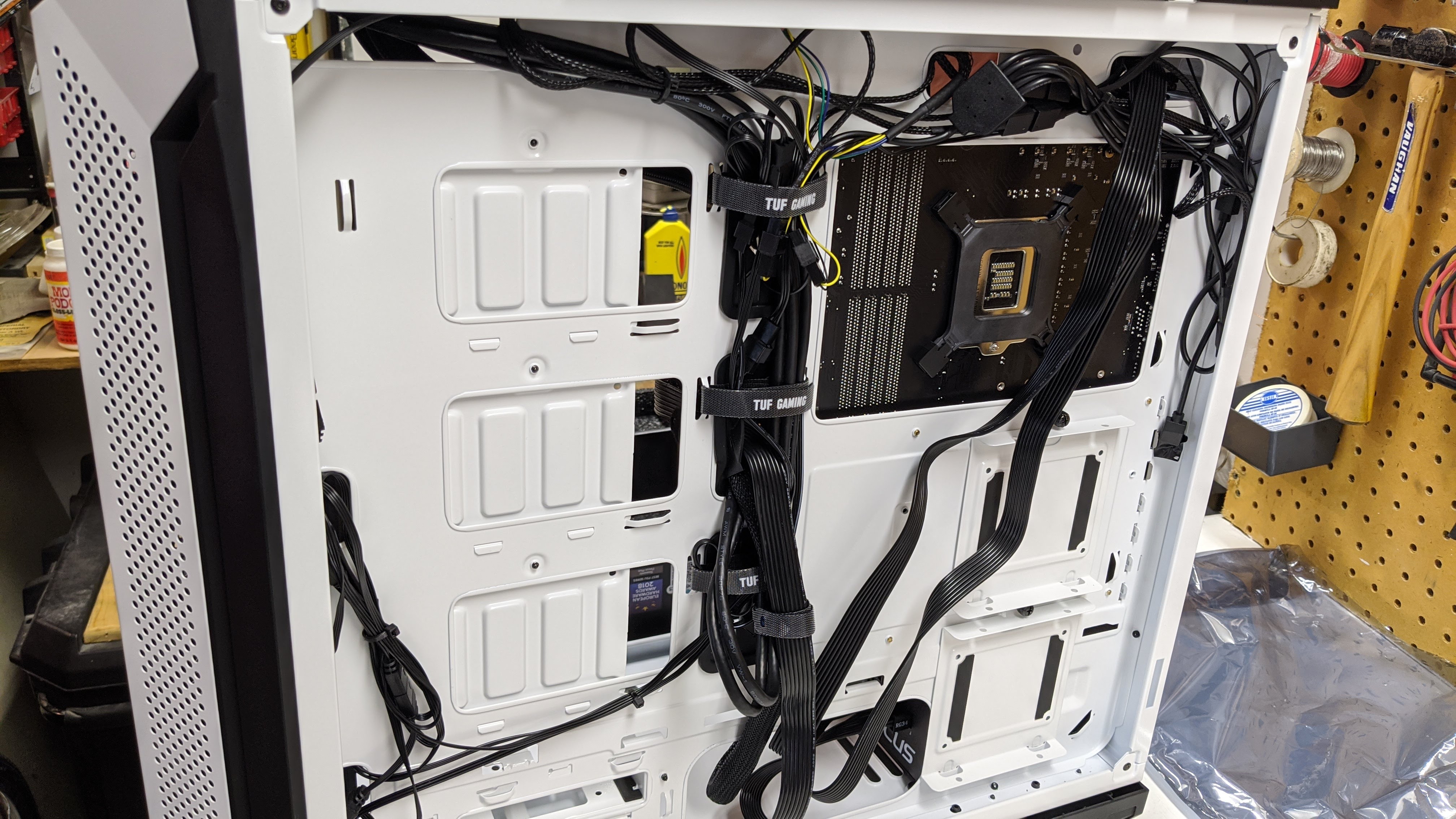 Computer wiring installed